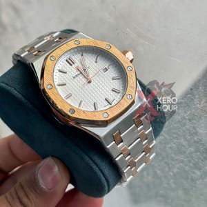 Audemars Piguet || Royal Oak || Dual Tone || Rose Gold White Dial_img_1