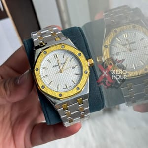 Audemars Piguet || Royal Oak || Dual Tone || Sunflower Gold White Dial_img_1
