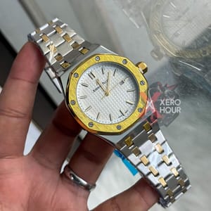 Audemars Piguet || Royal Oak || Dual Tone || Sunflower Gold White Dial_img_3