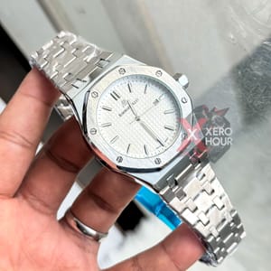 Audemars Piguet || Royal Oak || Single Tone || Silver white FULL_img_3