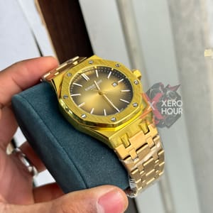 Audemars Piguet || Royal Oak || Plain Dial  || FUll Gold_img_1
