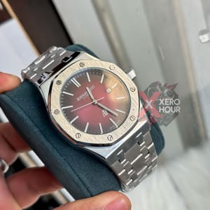 Audemars Piguet || Royal Oak || Plain Dial ||Maroon Dial_img_2