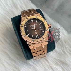 Audemars Piguet || Royal Oak || Plain Dial  || Bronze Body Deep maroon dial_img_0