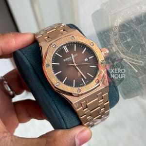 Audemars Piguet || Royal Oak || Plain Dial  || Bronze Body Deep maroon dial_img_1