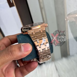 Audemars Piguet || Royal Oak || Plain Dial  || Bronze Body Deep maroon dial_img_2