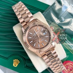 Rolex New Single Tone || 3D Dial Texture || with Brand box || Full Bronze_img_1