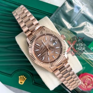 Rolex New Single Tone || 3D Dial Texture || with Brand box || Full Bronze_img_2