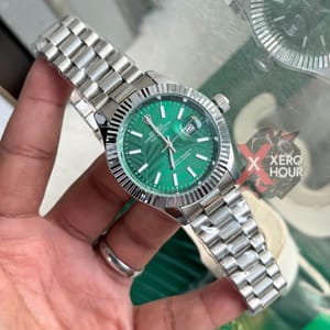 Rolex New Single Tone || 3D Dial Texture || with Brand box || Green Dial_img_2