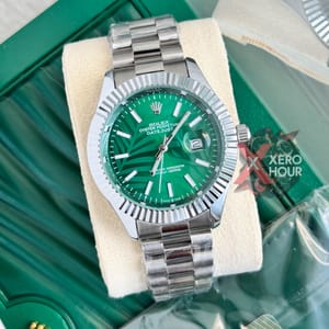 Rolex New Single Tone || 3D Dial Texture || with Brand box || Green Dial_img_3