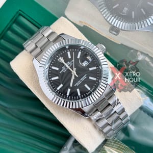 Rolex New Single Tone || 3D Dial Texture || with Brand box || Black Dial_img_0