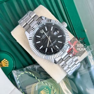 Rolex New Single Tone || 3D Dial Texture || with Brand box || Black Dial_img_3