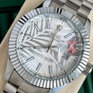 Rolex New Single Tone || 3D Dial Texture || with Brand box ||  White_img_2