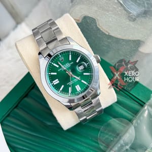 Rolex New Single Tone || Oyster Perpetual || with Brand box || Green Dial_img_0