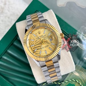 Rolex New Dual Tone || Oyster Perpetual || with Brand box || Gold dial_img_3