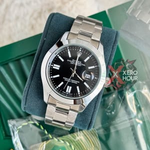 Rolex New Single Tone || Oyster Perpetual || with Brand box || Black Dial_img_0