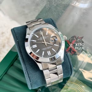 Rolex New Single Tone || Oyster Perpetual || with Brand box || Black Dial_img_2