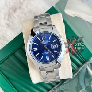 Rolex New Single Tone || Oyster Perpetual || with Brand box || Blue Dial_img_1