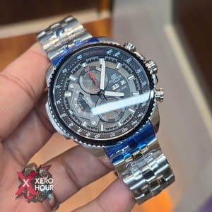 Edifice Master Grade || Japan Movement | Chain Style | Silver Black_img_0