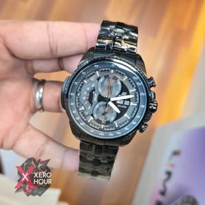 Edifice Master Grade || Japan Movement | Chain Style | Full Black_img_0