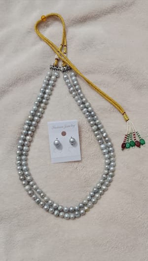 Ash Pearl 2Layer Neckpiece_img_0