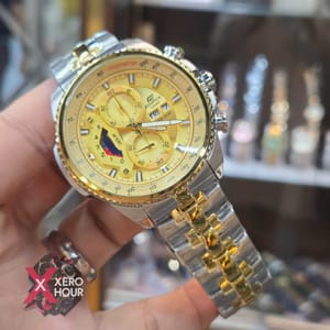 Edifice Master Grade || Japan Movement | Chain Style | Dual Tone Blue Dial_img_1