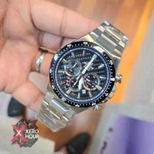 Edifice Master Grade || Japan Movement | Chain Style | Carbon Edition Light Black_img_4