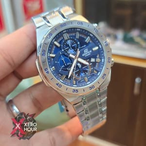 Edifice Master Grade || Japan Movement | Chain Style | New Heavy Blue Weight_img_1