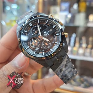 Edifice Master Grade || Japan Movement | Chain Style | Full Black EFR Series_img_3