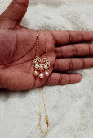 Exclusive Pearl Chain Necklace_img_1