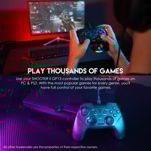 FANTECH GP13 SHOOTER II Wired Gaming Controller Gamepad Joystick for PC / PS3_img_3