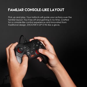 FANTECH GP13 SHOOTER II Wired Gaming Controller Gamepad Joystick for PC / PS3_img_4