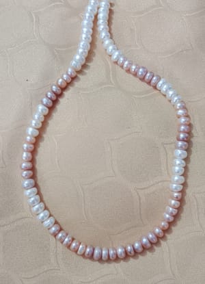 Button cut pearl Necklace_img_0