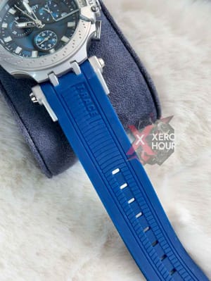 Tissot AA Silicon Sport Chronograph | Blue Silver | Blue dial_img_1