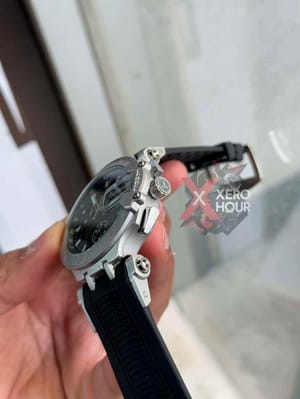 Tissot Silicon Chronograph | Sport Pattern | Black Silver | Black Dial_img_1