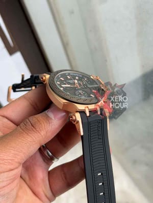 Tissot Silicon Chronograph | Sport Pattern | Black Gold | black_img_3