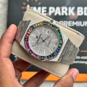 Audemas Piguet || Royal Oak | Rainbow ICE || AAA Grade || Automatic Movement_img_1