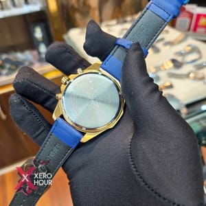 Edifice Master Grade || Japan Movement |Blue Belt | Gold Bezel_img_2