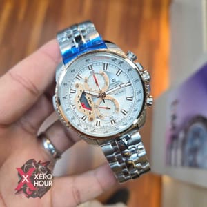 Edifice Master Grade || Japan Movement | Chain Style | Silver Black_img_0