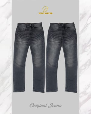 Jeans Pant Combo Dark Ash Wash 02 Pcs - 253073