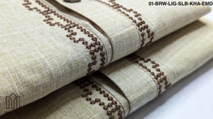 𝐄𝐥𝐞𝐠𝐚𝐧𝐭 𝐋𝐢𝐠𝐡𝐭 𝐁𝐫𝐨𝐰𝐧 𝐏𝐚𝐧𝐣𝐚𝐛𝐢 𝐰𝐢𝐭𝐡 𝐄𝐦𝐛𝐫𝐨𝐢𝐝𝐞𝐫𝐞𝐝 𝐒𝐥𝐚𝐛 𝐃𝐞𝐬𝐢𝐠𝐧