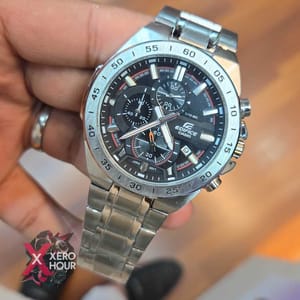 Edifice Master Grade || Japan Movement | Chain Style | New Heavy witth black dial_img_1