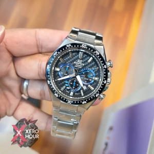 Edifice Master Grade || Japan Movement | Chain Style | Carbin edition Blue_img_1