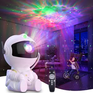 Astronaut Galaxy Projector Starry Night Lights Star Nebula LED Lights w/ Remote