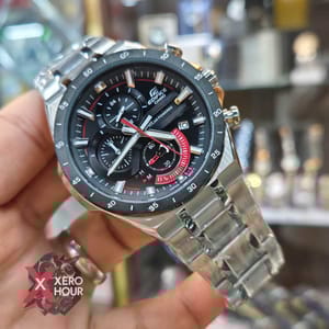 Edifice Master Grade || Japan Movement | Chain Style |Tough Solar Bllack with Red_img_0