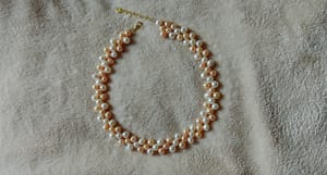 Women‘s natural Freshwater Pearl Clavicle Necklace_img_1