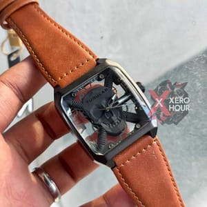 Tubular Skull Edition | Browm Belt Matte Bezel |00B10_img_1