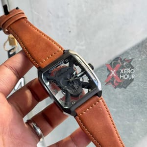 Tubular Skull Edition | Browm Belt Matte Bezel |00B10_img_2