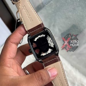 Tubular Skull Edition | Dark Brown Belt Matte Bezel |00DB10B_img_5