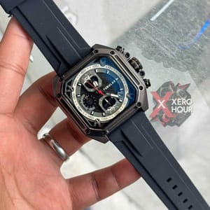 Tubular Sport SILICON | Black Belt Matte SS Black Body | Chronograph_img_0