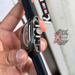 Tubular Sport SILICON | Black Belt Matte SS Black Body | Chronograph_img_2